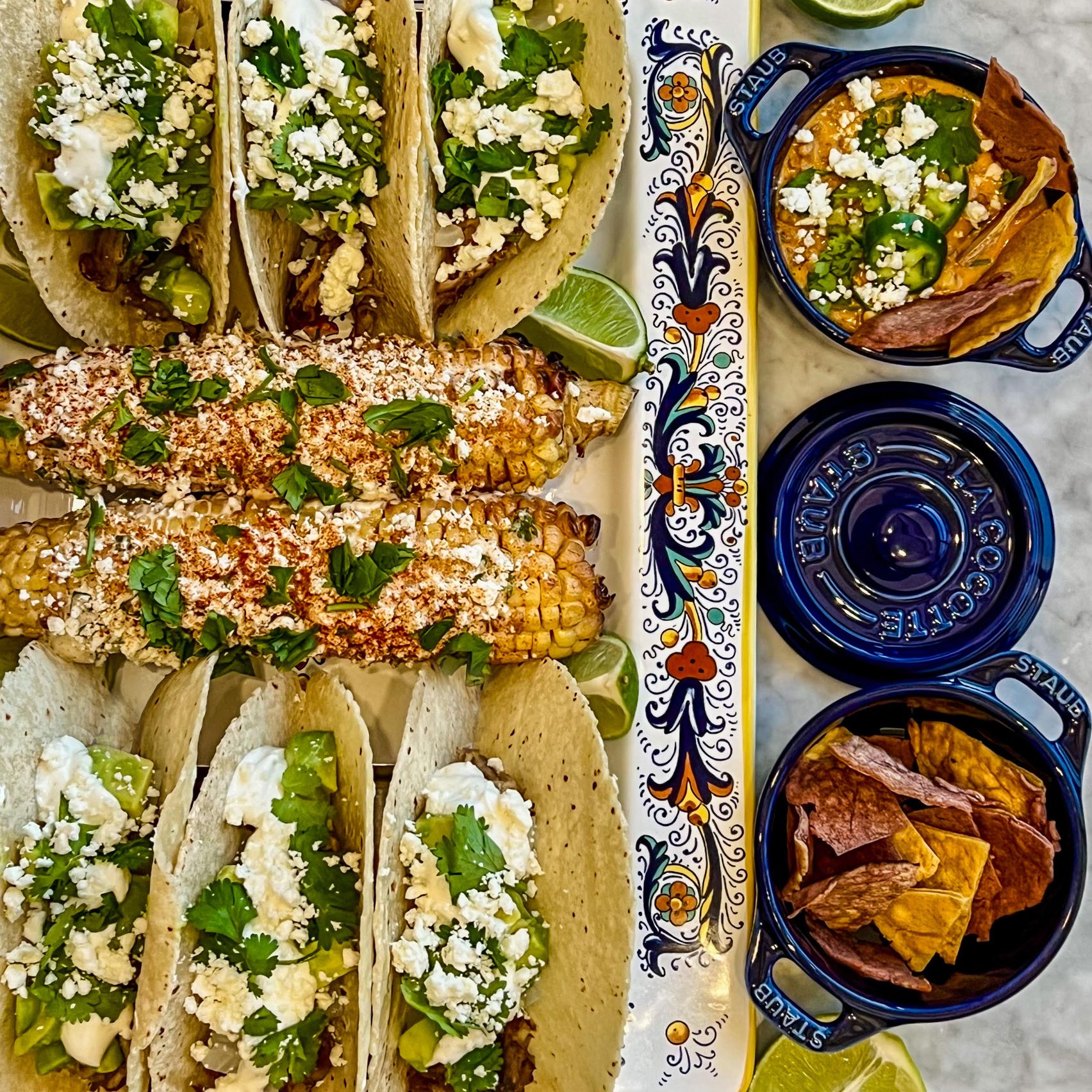 san diego on a plate carnitas tacos street corn chorizo cheese curds recipe portia green realtor compass