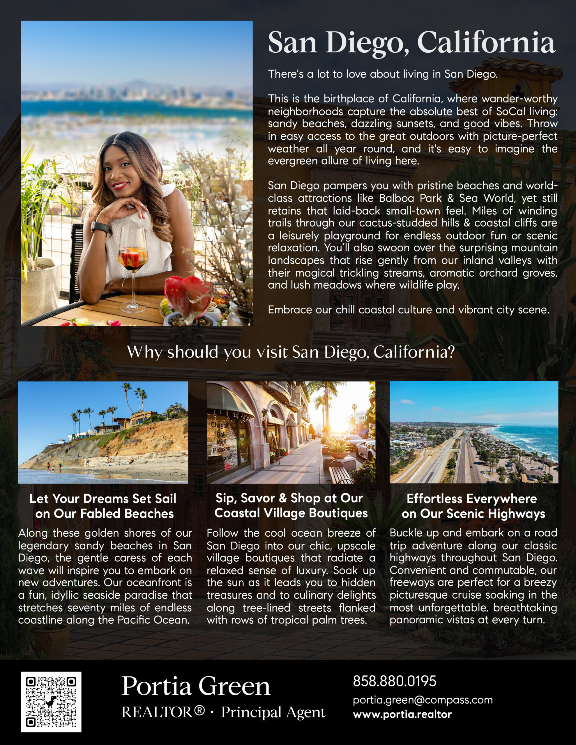 taste the spirit of san diego portia green realtor compass