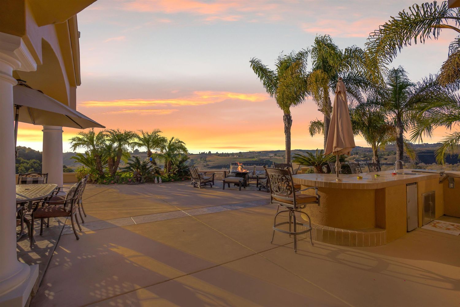 mediterranean home for sale san diego 4bd acreage estate 6ba elevated privacy bonsall chateau belle vue portia green realtor compass 15