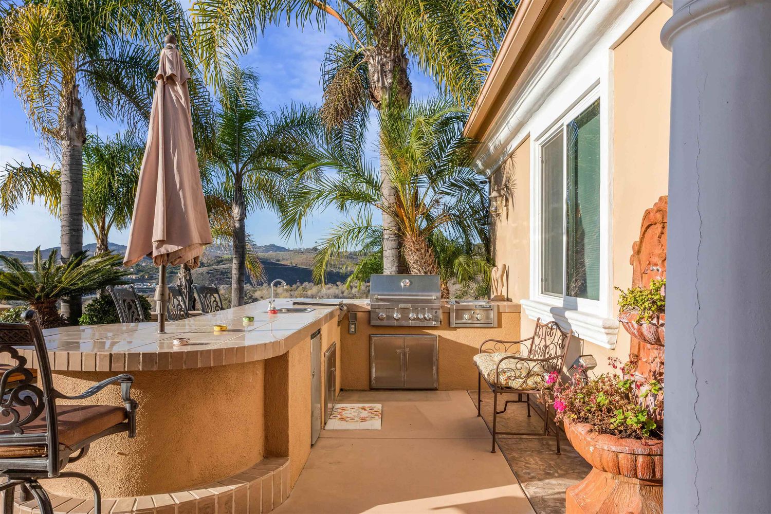 mediterranean home for sale san diego 4bd acreage estate 6ba elevated privacy bonsall chateau belle vue portia green realtor compass 18