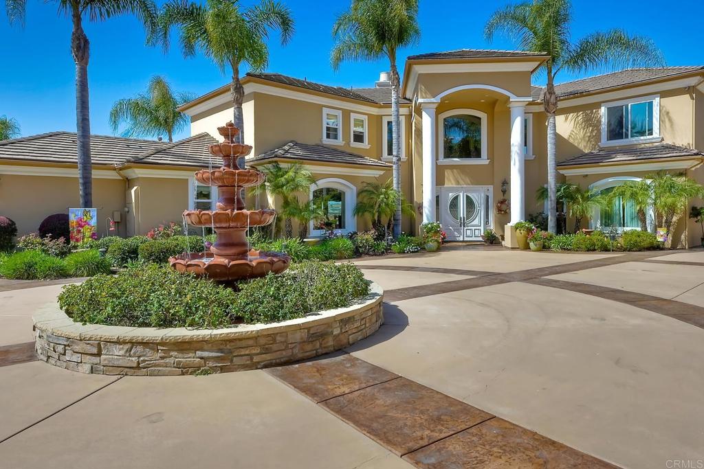 mediterranean home for sale san diego 4bd acreage estate 6ba elevated privacy bonsall chateau belle vue portia green realtor compass 20
