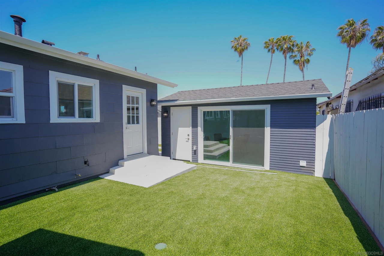 14 inside home inspection corridor craftsman for sale north park adu landscaped backyard palm trees portia green realtor compass san diego