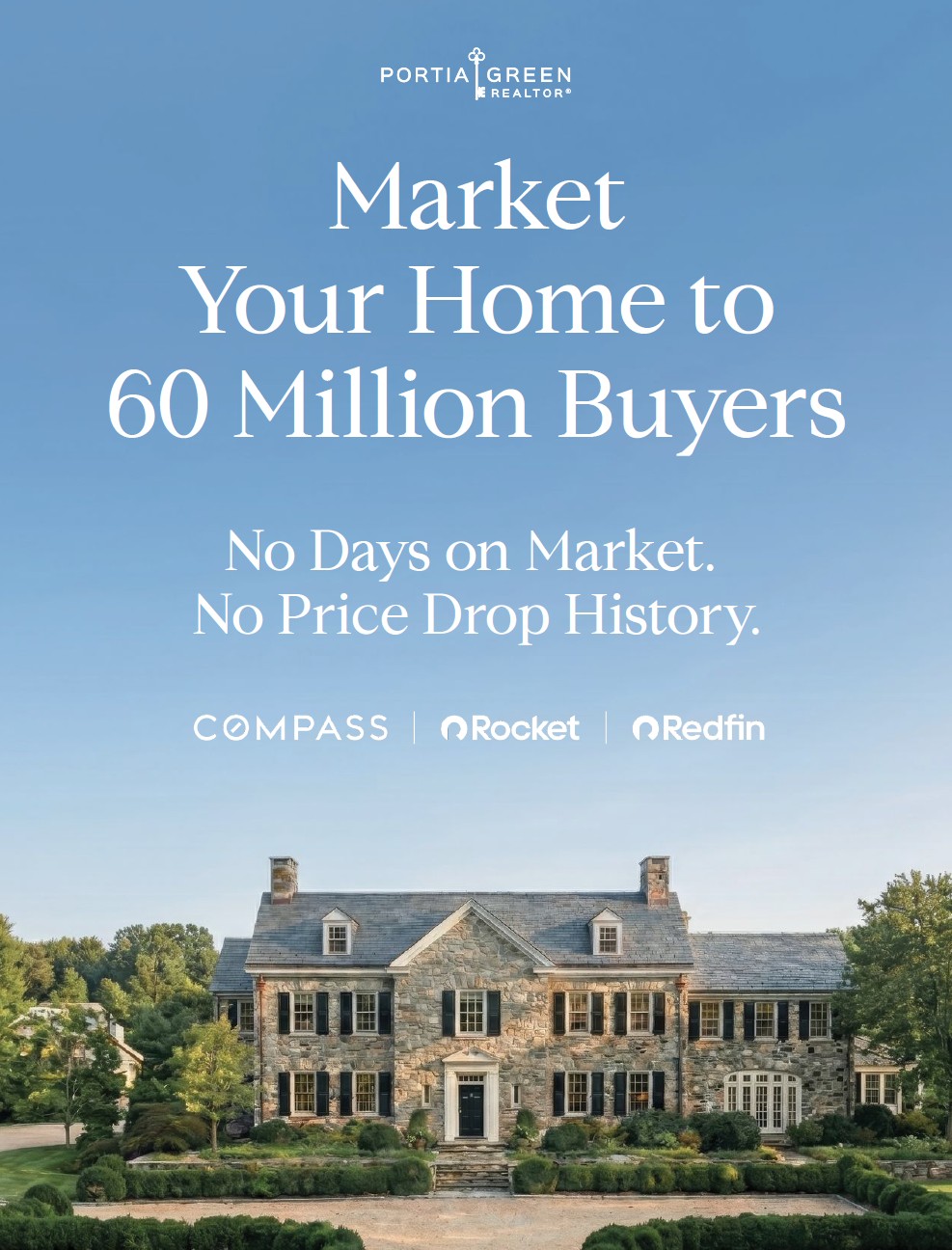 compass redfin rocket partnership portia green realtor principal agent